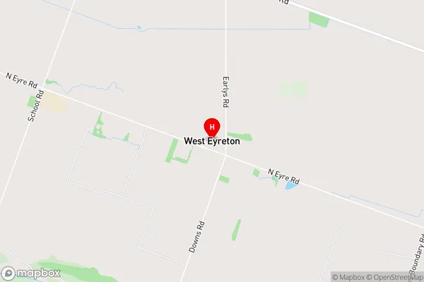 West Eyreton,Canterbury Area Map