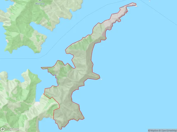 West Head, Canterbury Polygon Area Map