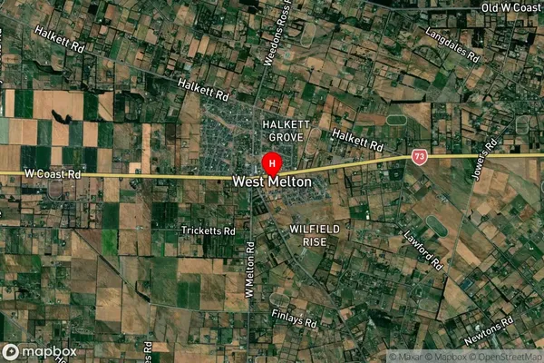 West Melton,Canterbury Satellite Map