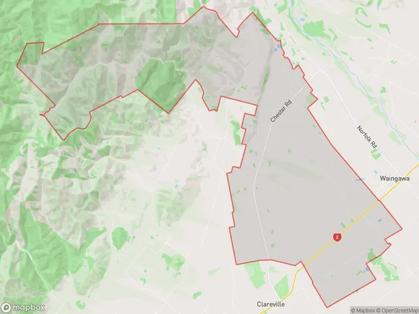 West Taratahi, Wellington Polygon Area Map