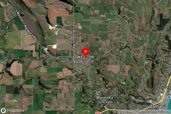 Weston,Otago Satellite Map