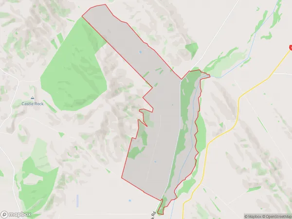 Wether Hill, Southland Polygon Area Map