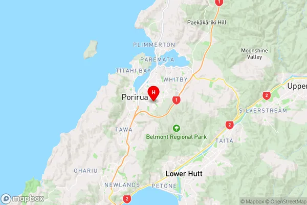 Cannons Creek,Wellington Region Map