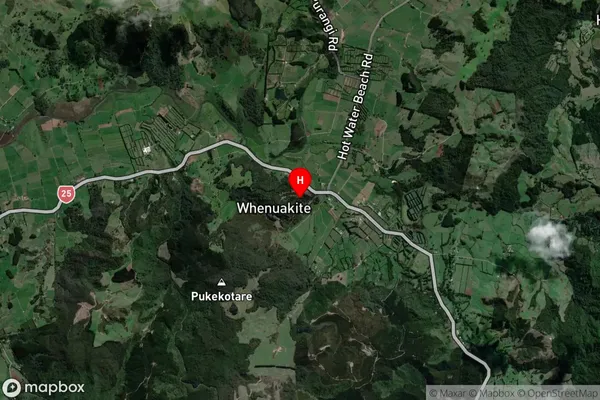 Whenuakite,Waikato Satellite Map