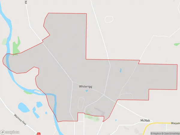 Whiterigg, Southland Polygon Area Map