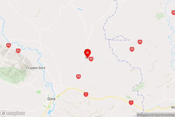 Willowbank,Southland Region Map