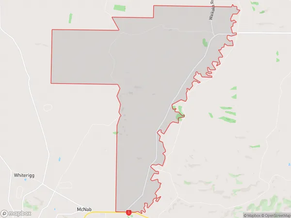 Willowbank, Southland Polygon Area Map