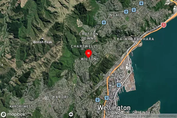 Wilton,Wellington Satellite Map