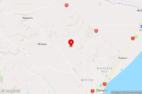 Windsor Park,Otago Region Map