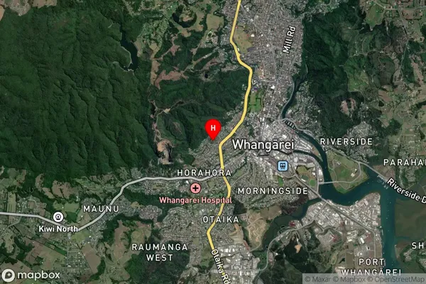 Woodhill,Northland Satellite Map