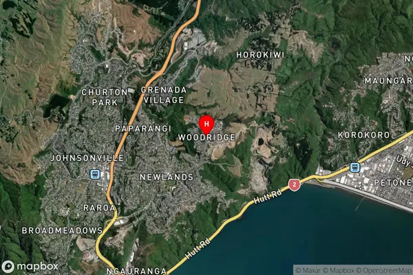 Woodridge,Wellington Satellite Map