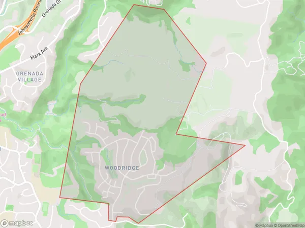 Woodridge, Wellington Polygon Area Map