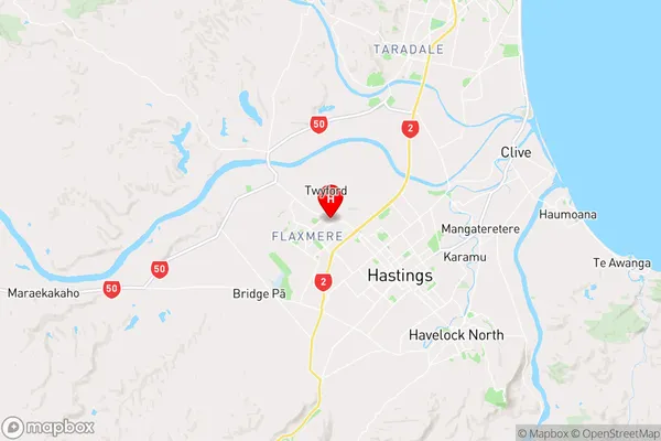 Woolwich,Hawke's Bay Region Map