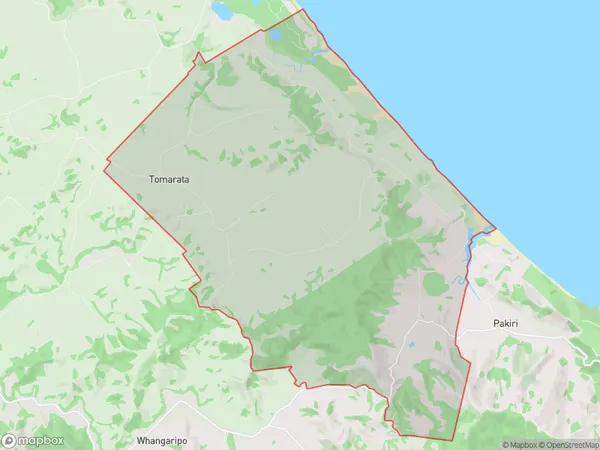 Tomarata, Auckland Polygon Area Map