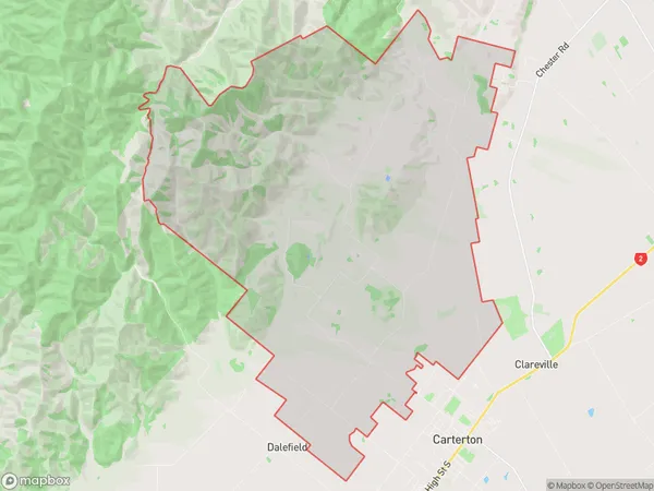 Carrington, Wellington Polygon Area Map