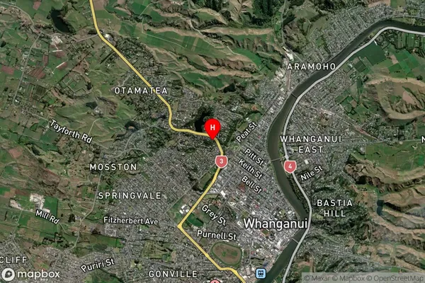 Saint Johns Hill,Manawatu-Wanganui Satellite Map