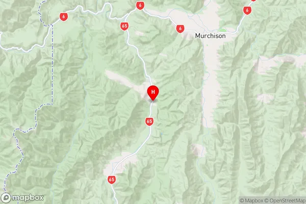 Shenandoah,Tasman Region Map