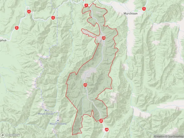 Shenandoah, Tasman Polygon Area Map