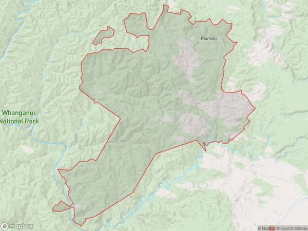 Ruatiti, Manawatu-Wanganui Polygon Area Map