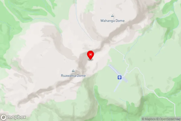 Mount Tarawera,Bay of Plenty Area Map