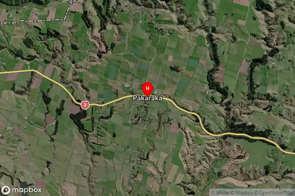 Pakaraka,Manawatu-Wanganui Satellite Map