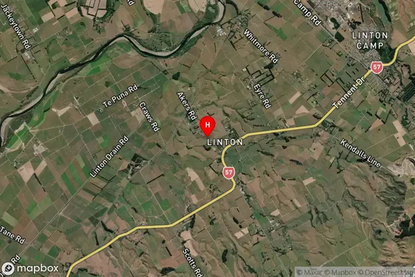 Linton,Manawatu-Wanganui Satellite Map