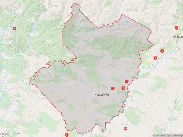 ZipCode 4730 Map for Hunterville