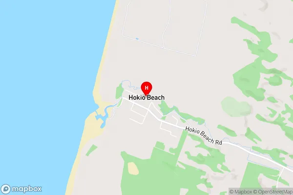 Hokio Beach,Manawatu-Wanganui Area Map