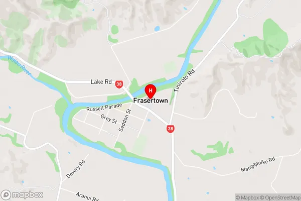 Frasertown,Hawke's Bay Area Map