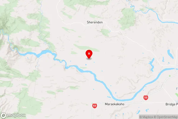 Crownthorpe,Hawke's Bay Region Map