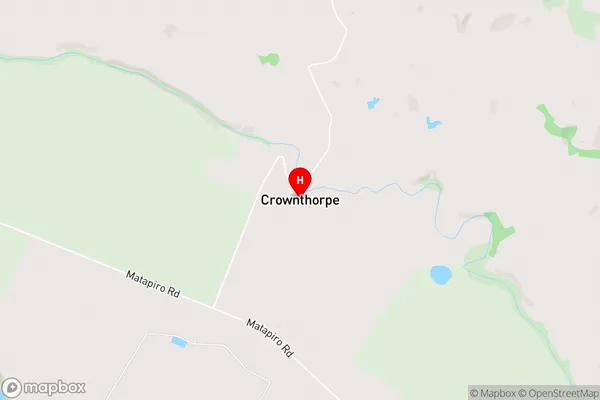 Crownthorpe,Hawke's Bay Area Map