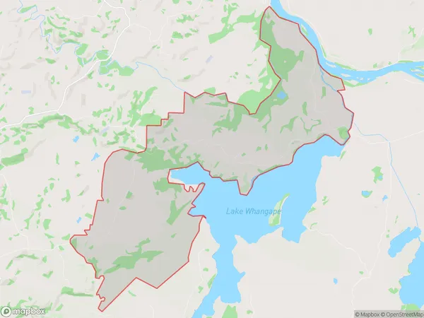 Churchill, Waikato Polygon Area Map