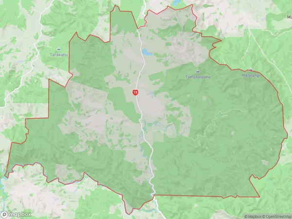 Awarua, Northland Polygon Area Map