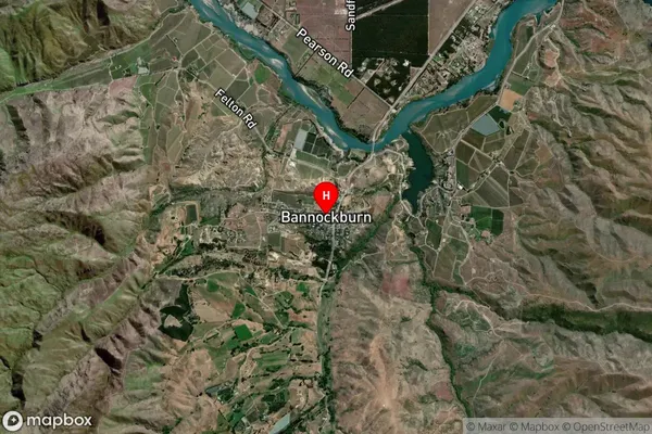 Bannockburn,Otago Satellite Map