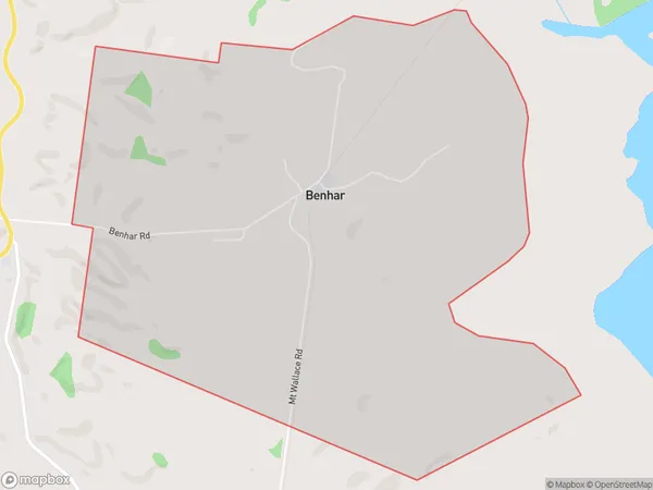 Benhar, Otago Polygon Area Map