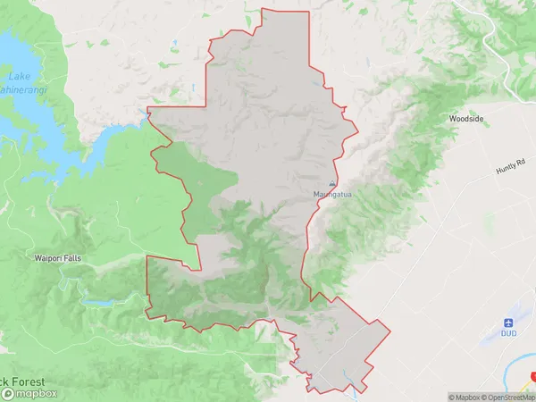 Berwick, Otago Polygon Area Map