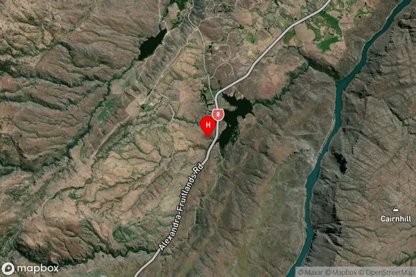 Butchers Gully,Otago Satellite Map