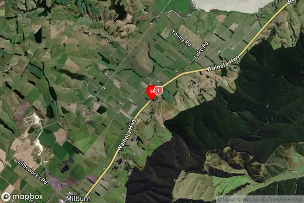 Clarendon,Otago Satellite Map