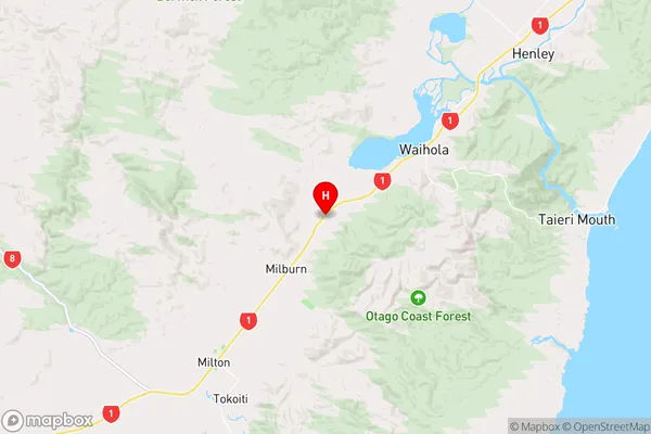 Clarendon,Otago Region Map