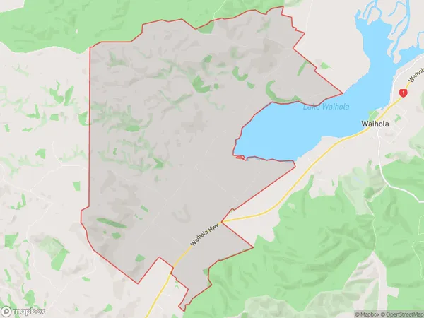 Clarendon, Otago Polygon Area Map