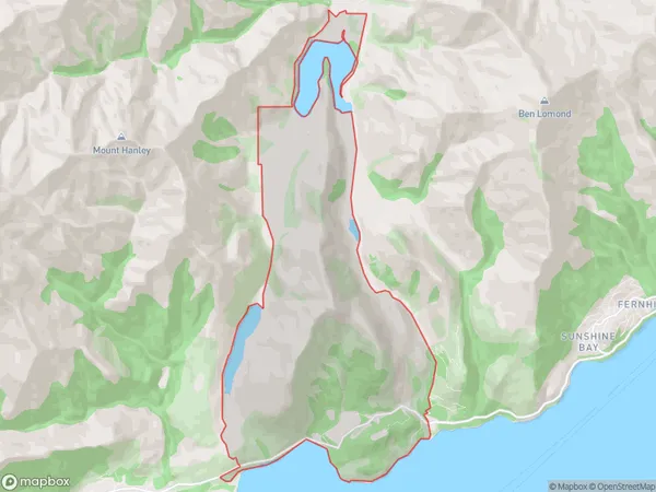 Closeburn, Otago Polygon Area Map