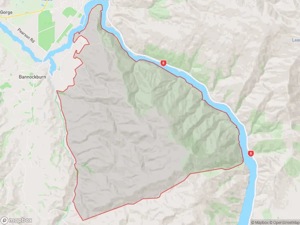 Cornish Point, Otago Polygon Area Map