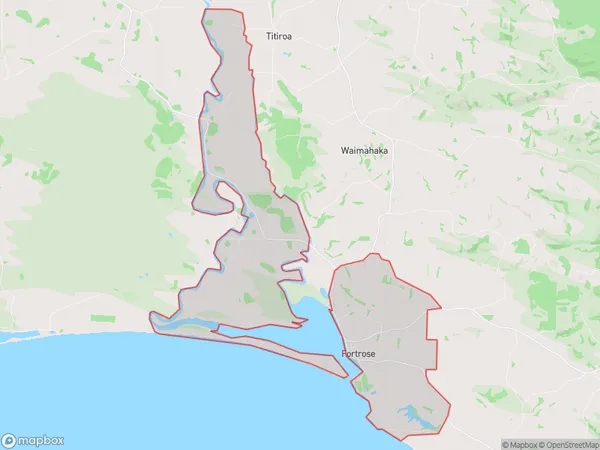 Fortrose, Southland Polygon Area Map