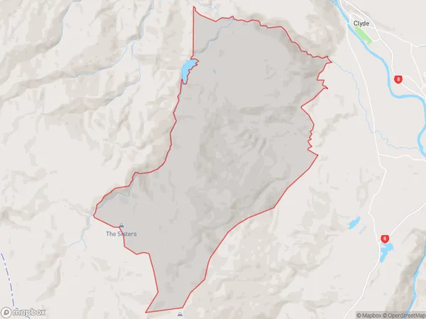 Fraser Dam, Otago Polygon Area Map