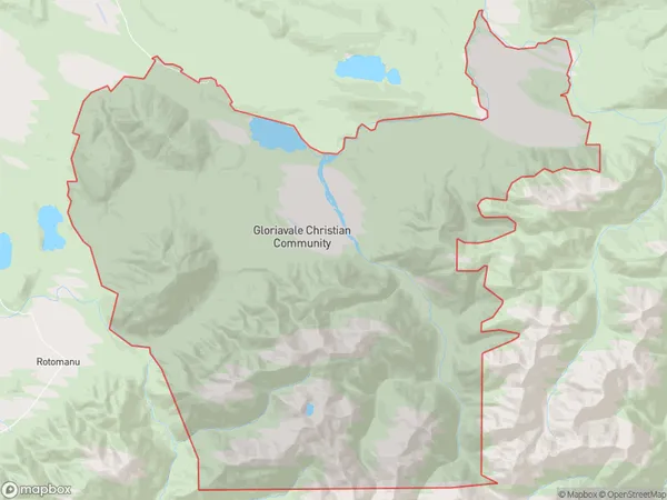 Haupiri, West Coast Polygon Area Map