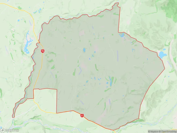 Hillside, Southland Polygon Area Map