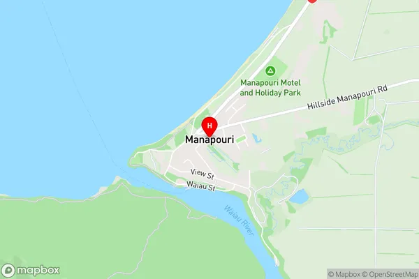 Manapouri,Southland Area Map