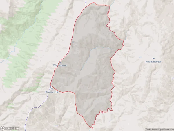 McEwens Bush, Otago Polygon Area Map