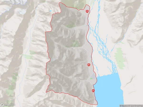 Glentanner, Canterbury Polygon Area Map