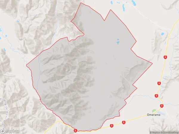 Quailburn, Canterbury Polygon Area Map